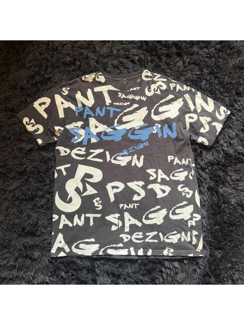 Y2K PSD all over graphic tee